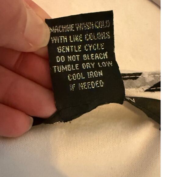 89th & Madison Whimsical Floral Swiss Dot Sheer Lined Cowl Neck Sleeveless Top L - Picture 6 of 9